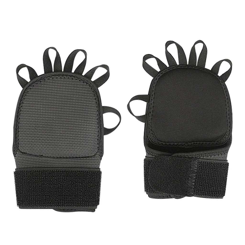 Tnarru 4xGymnastics Hand Grips Power Lifting Grips for Shrugs Deadlifting Kettlebells