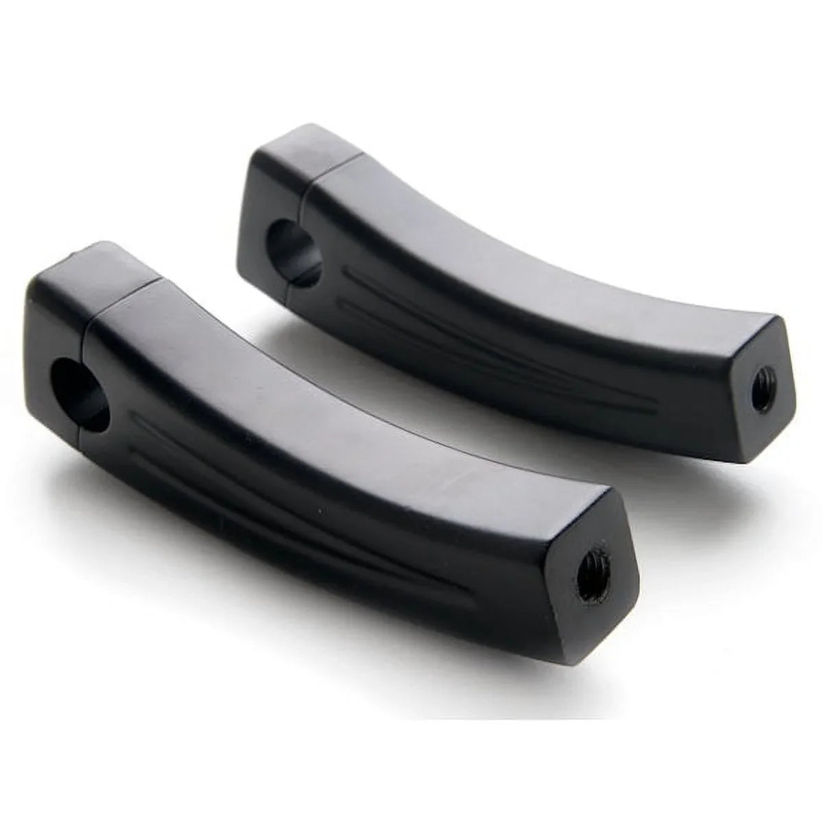 Krator 5.5" Black Bike Handlebar Pullback Risers 7/8" Compatible with Ducati Monster 620 696 750 796 900 1000 1100