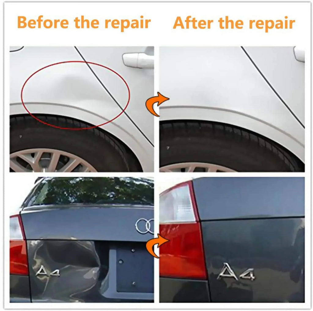 Removal kit, Auto Paintless Dent Repair Kits - Golden Car Dent Puller with Bridge Dent Puller
