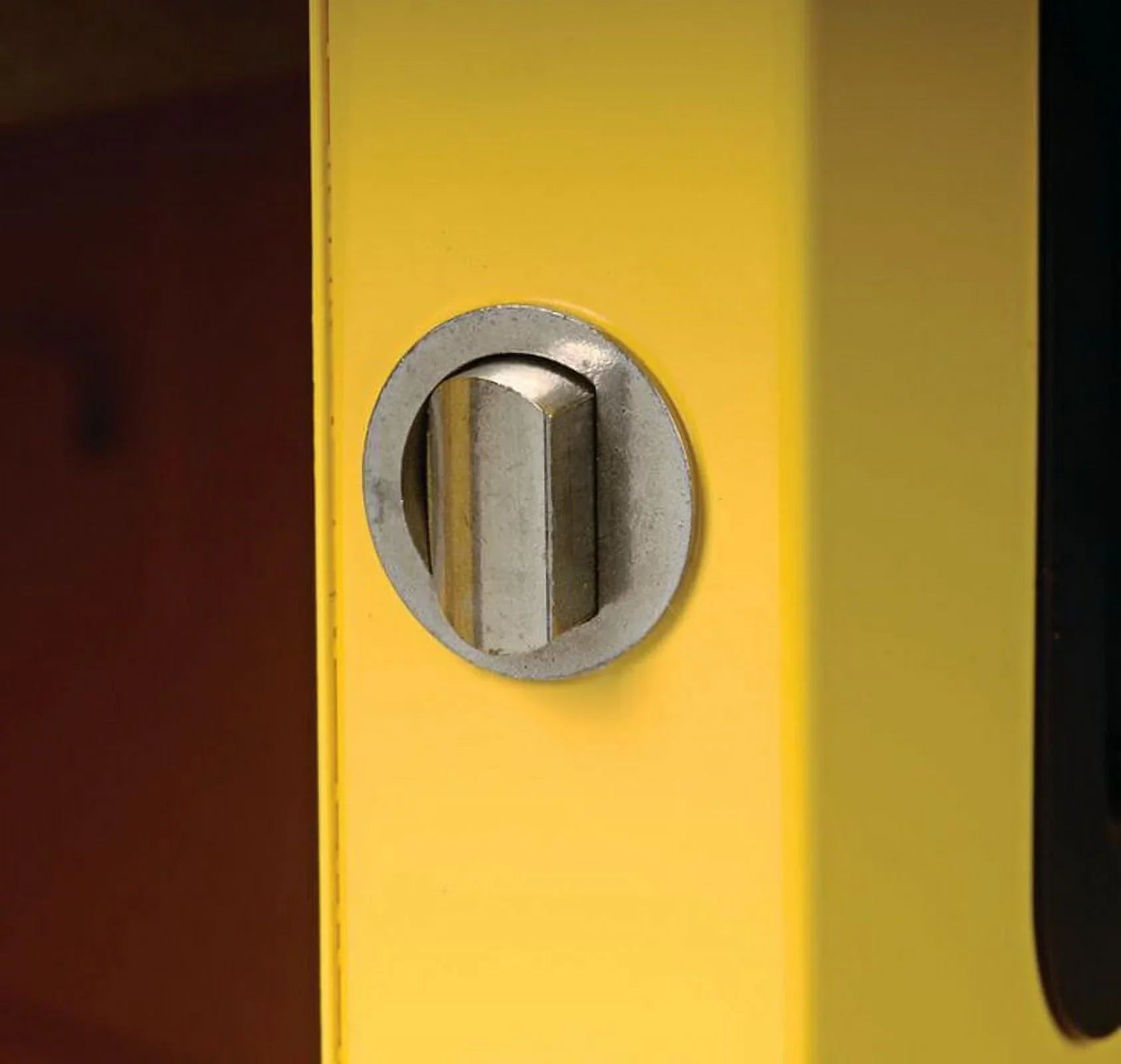 Justrite Yellow Countertop & Compact Cabinets, Manual-Closing Cabinet, 4 Gallon - 1  (400-890400)