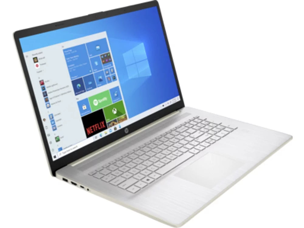 Restored  17CN0102DSREF 17.3" 1600x900 + Intel Pentium Gold 7505 DualCore Processor 12GB  256GB  Intel  Graphics Windows 11 Home Laptop Pale Gold (Refurbished)