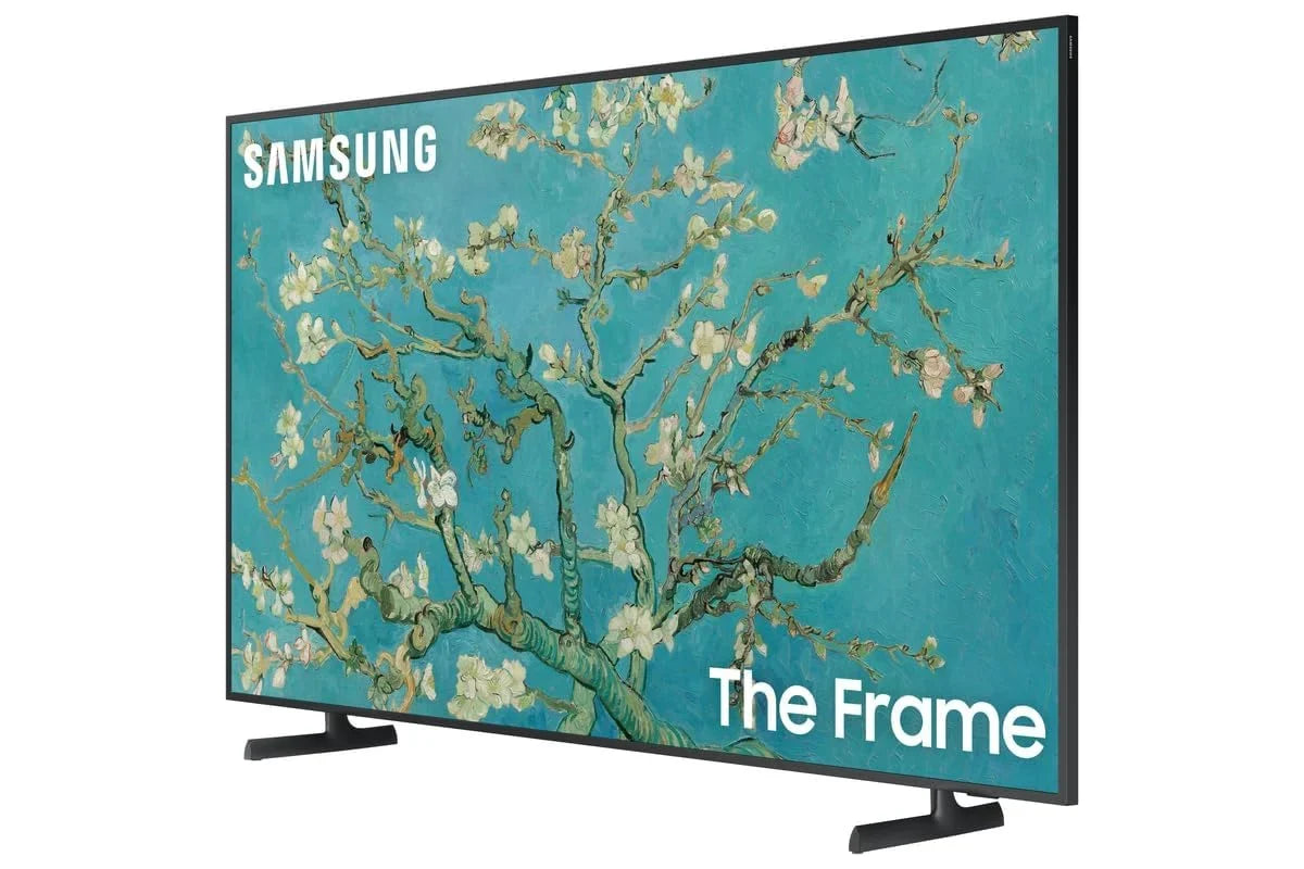 43-inch  The Frame Series Quantum  Smart  with Samsung - 43" The Frame Customizable Bezel - Modern White (2022)