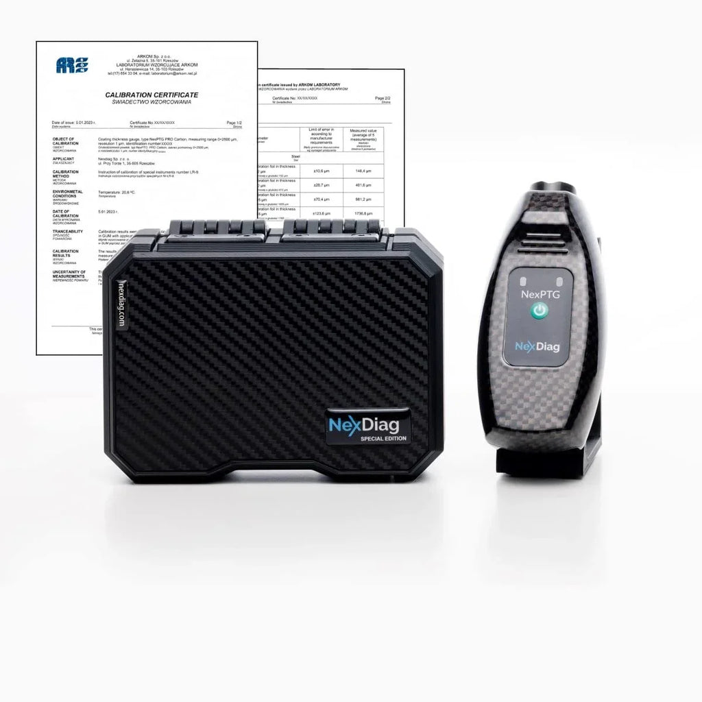 HogoR NexDiag NexPTG Pro Carbon with Calibration Paint Measurement Tool for Automotive Vehicle