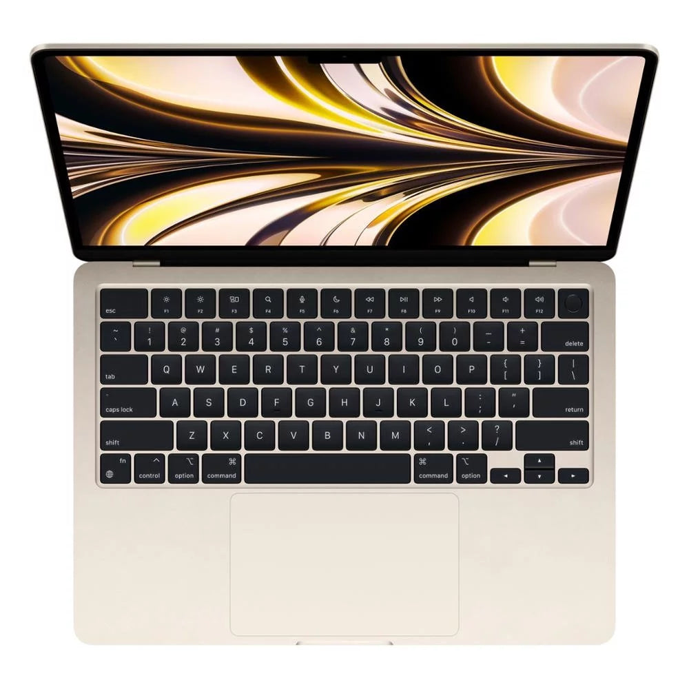 Restored Apple Macbook Air 13.6-inch (8GPU, Starlight) 3.5Ghz 8-Core  (2022) Laptop 256  Flash  & 8GB -Mac  (Certified, 1 Yr Warranty) (Refurbished)
