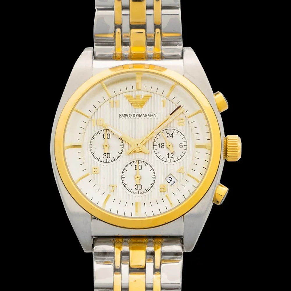 Emporio Armani Classic Chronograph Stainless Steel Watch 43 mm
