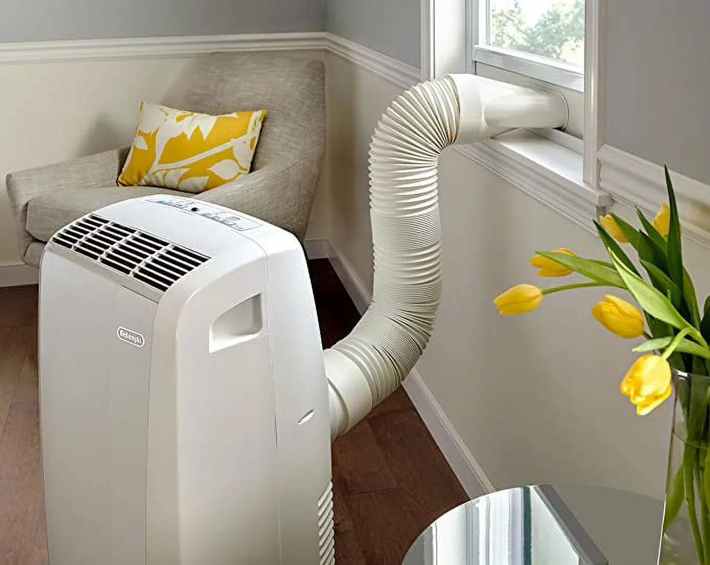 Restored DeLonghi 6,700  (10,000  ) 3-Speed Portable Air Conditioner with Dehumidifier (Refurbished)