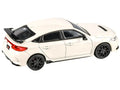 2023 Honda Civic Type   Championship White 1/64 Diecast Model Car by Paragon Models