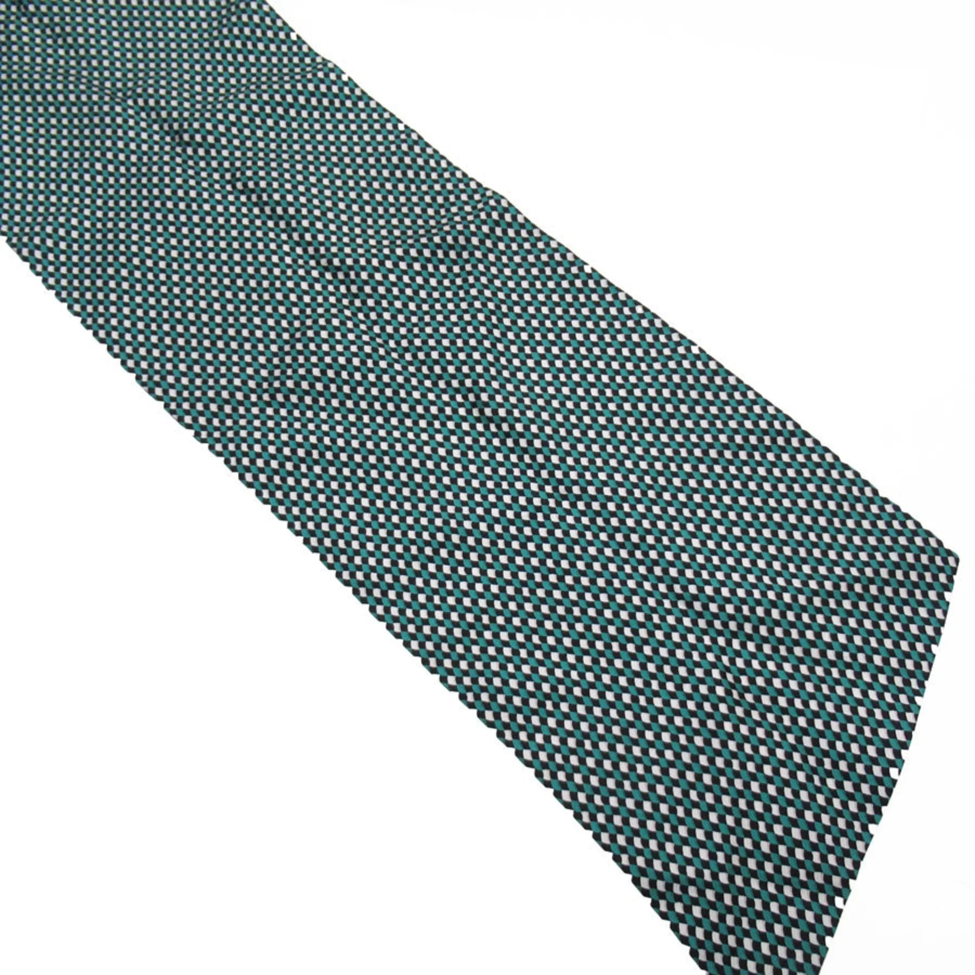 Pre-Owned Hermes Scarf Muffler Maxi Twilly Silk Light Gray/Green/Black Women's (Good)
