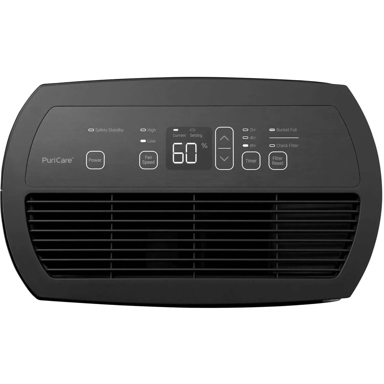 Restored  PuriCare 2019 Energy Star 50-Pint Dehumidifier in Black, (Refurbished)
