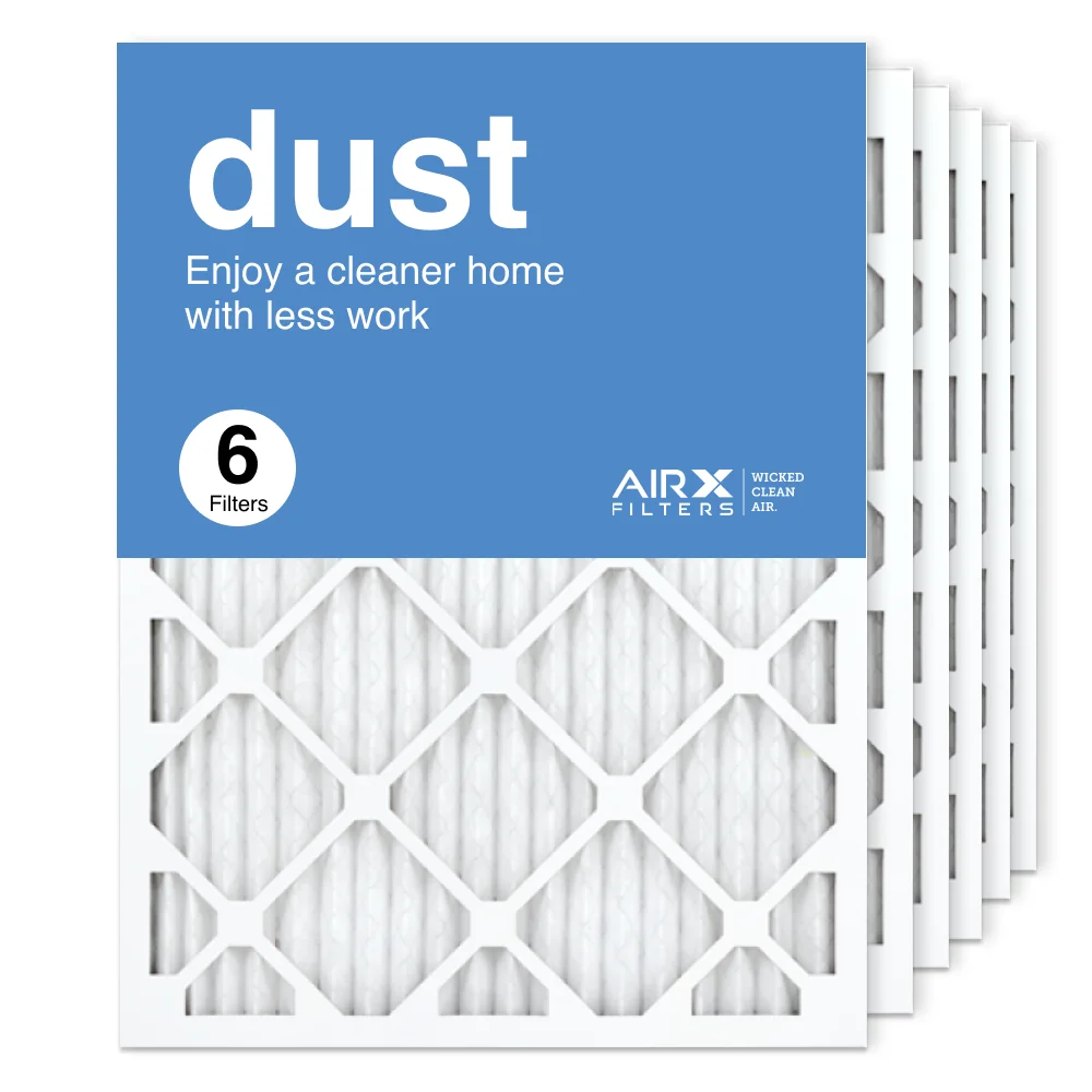 AIRx Filters Dust 18x24x1 Air Filter Replacement  8  Furnace Pleated Filter, 6-Pack
