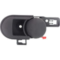For Jeep Wrangler () Interior Door Handle Front Or Rear, Passenger Side Textured Black (2009 - 2010) | With door lock button| Trim:All Submodels