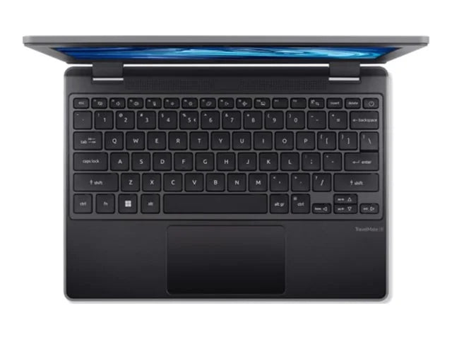 Acer TravelMate  11 -33 - 180-degree hinge design - Intel -series -  / up to 3.4 GHz - Win 11 Pro -  Graphics - 4   - 128  eMMC - 11.6"  1366 x 768 - Wi-Fi 6E, Bluetooth - shale black - kbd:  Intl