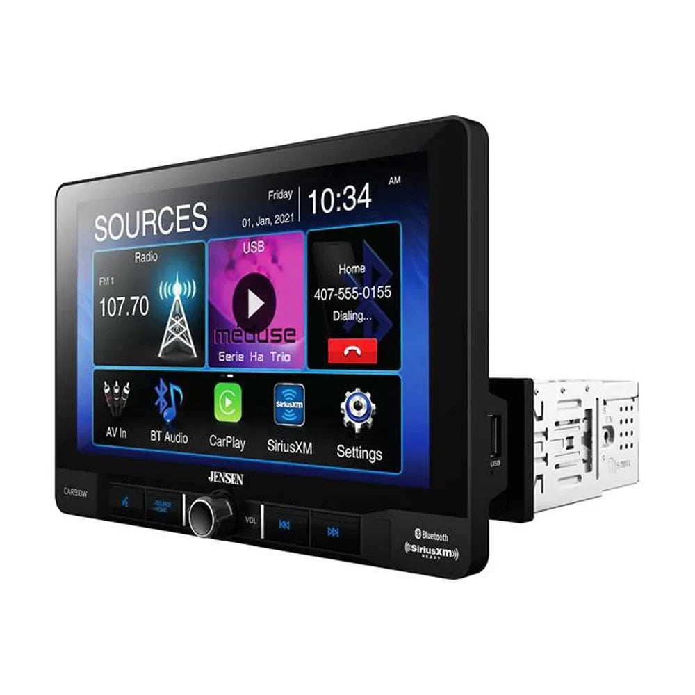 New Jensen  9" Multimedia Receiver (Does Not Play Discs) with Backup Camera