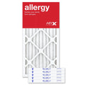 AIRx Filters Allergy 10x20x1 Air Filter  11  Furnace Pleated Air Filter Replacement Box of 6, Made in the
