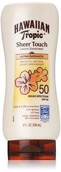 3 Pack Hawaiian Tropic Sheer Touch Lotion Sunscreen,  50, 8 Oz each