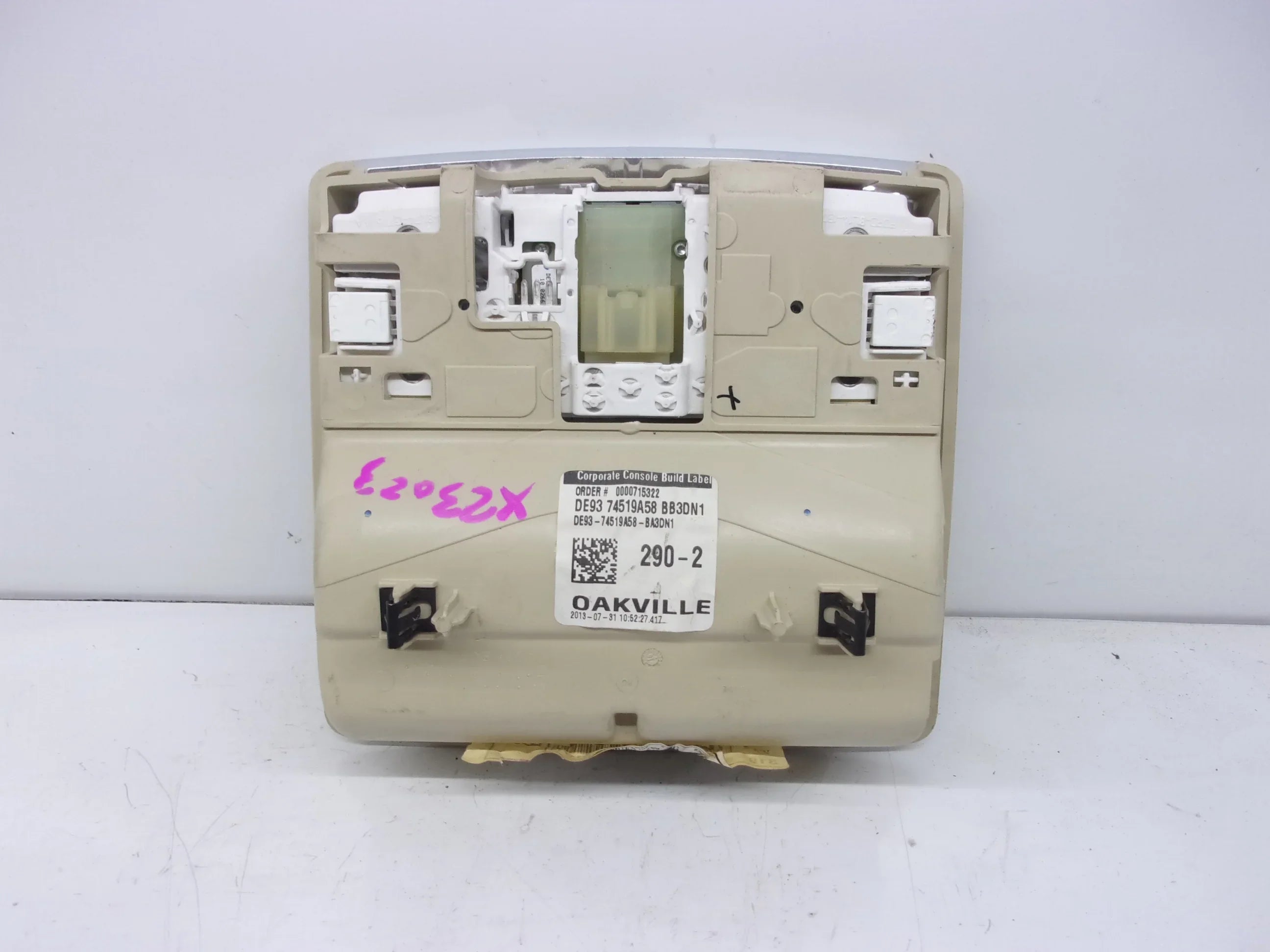 Pre-Owned 2013-2019 Lincoln  Beige Overhead Roof Center Console  (Good)