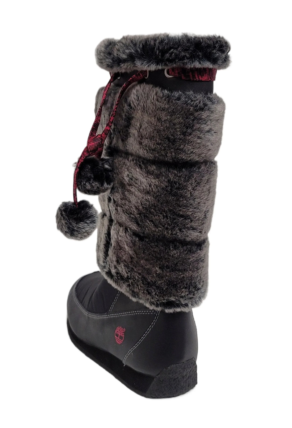 Timberland Junior Big Kid Winterberry Tall Fur Medium Boot Black 59994 size 4.5