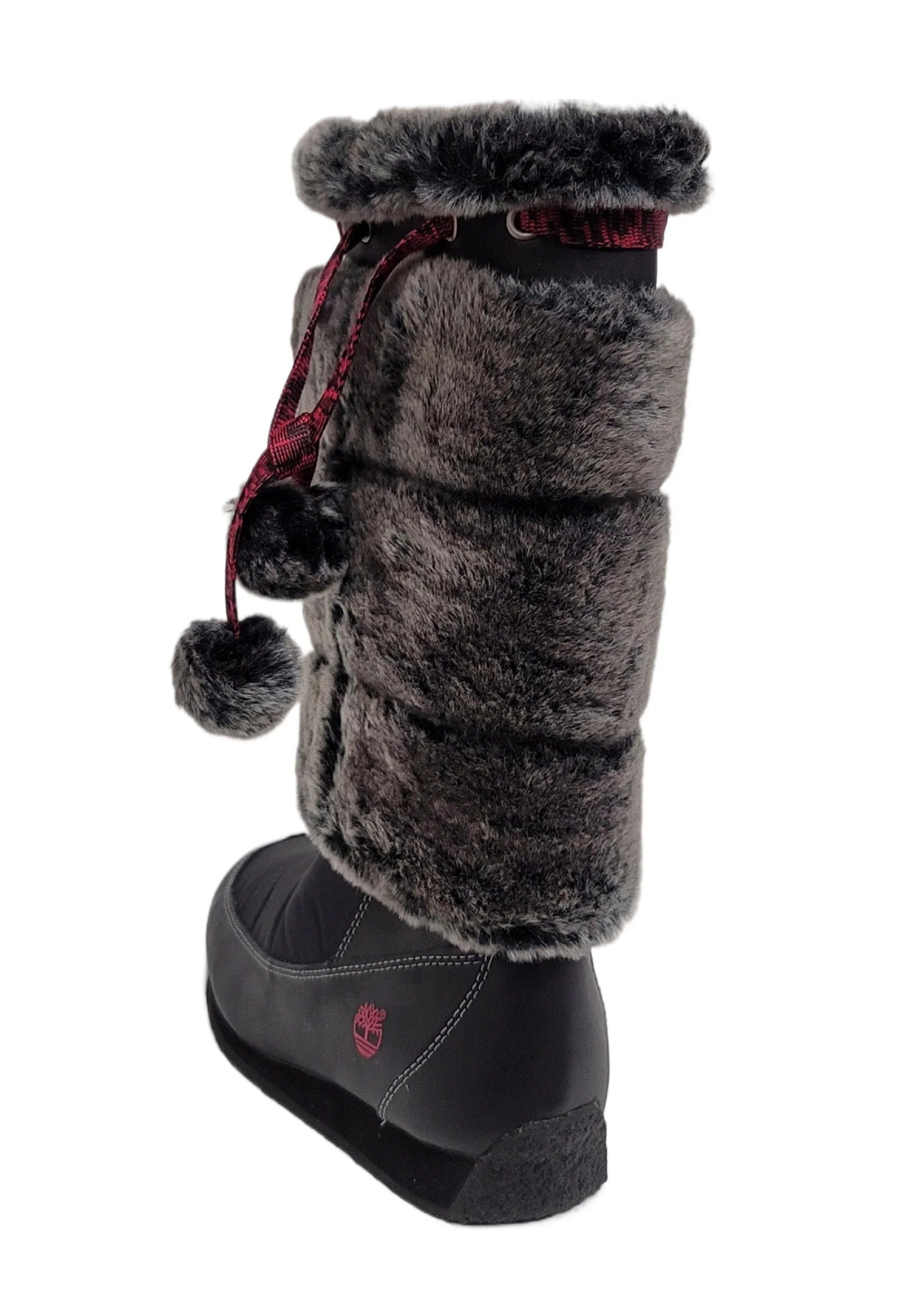 Timberland Junior Big Kid Winterberry Tall Fur Medium Boot Black 59994 size 4.5