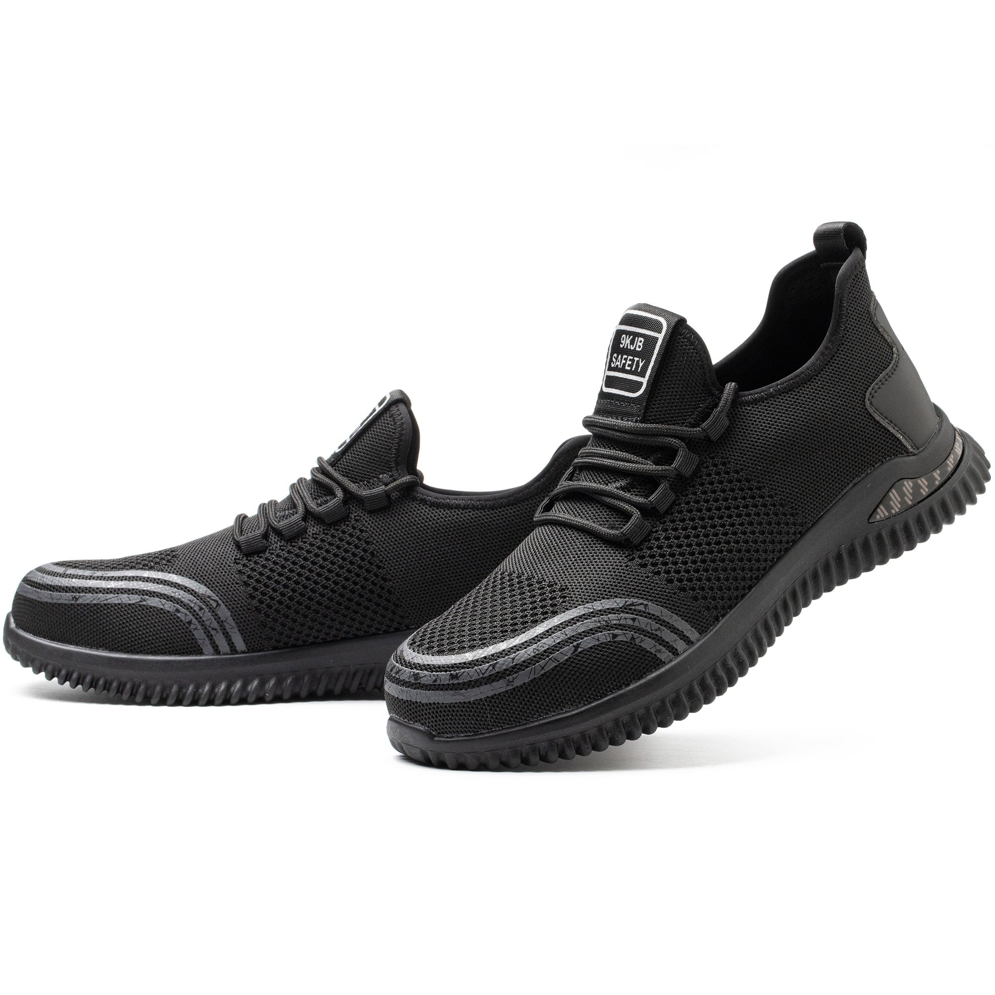 Tanleewa Work Shoes for Men Steel Toe Safety Shoes Nonslip Shoe Size Men10/Women11