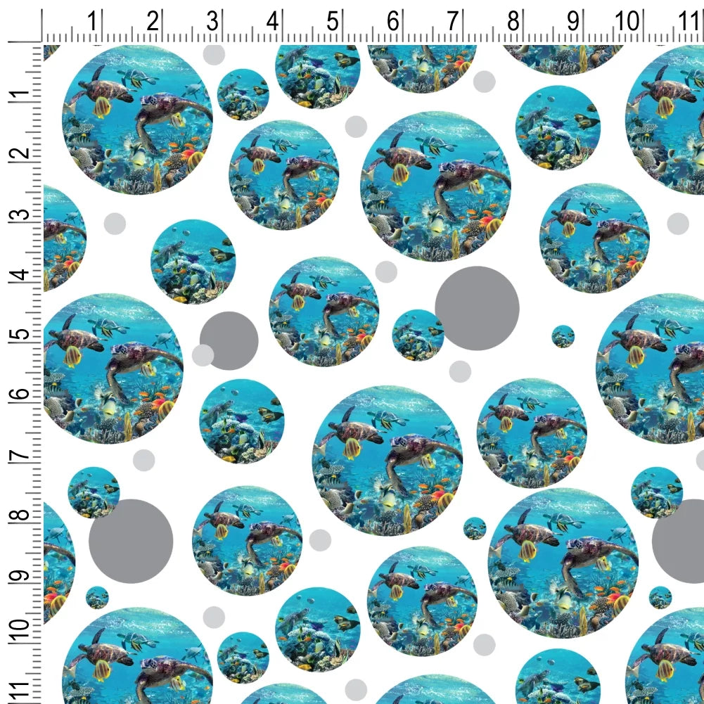 Ocean Coral Reef Sea Turtles Diving Premium Gift Wrap Wrapping Paper Roll