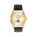 Men's Bulova  Gold/Black Tennessee-Martin Skyhawks Stainless Steel Watch with Leather Band