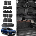 Fit 2013-2023 Toyota 4Runner 7 Seats Floor Mats Trunk Mat Cargo Mat Cargo Liner Accessories