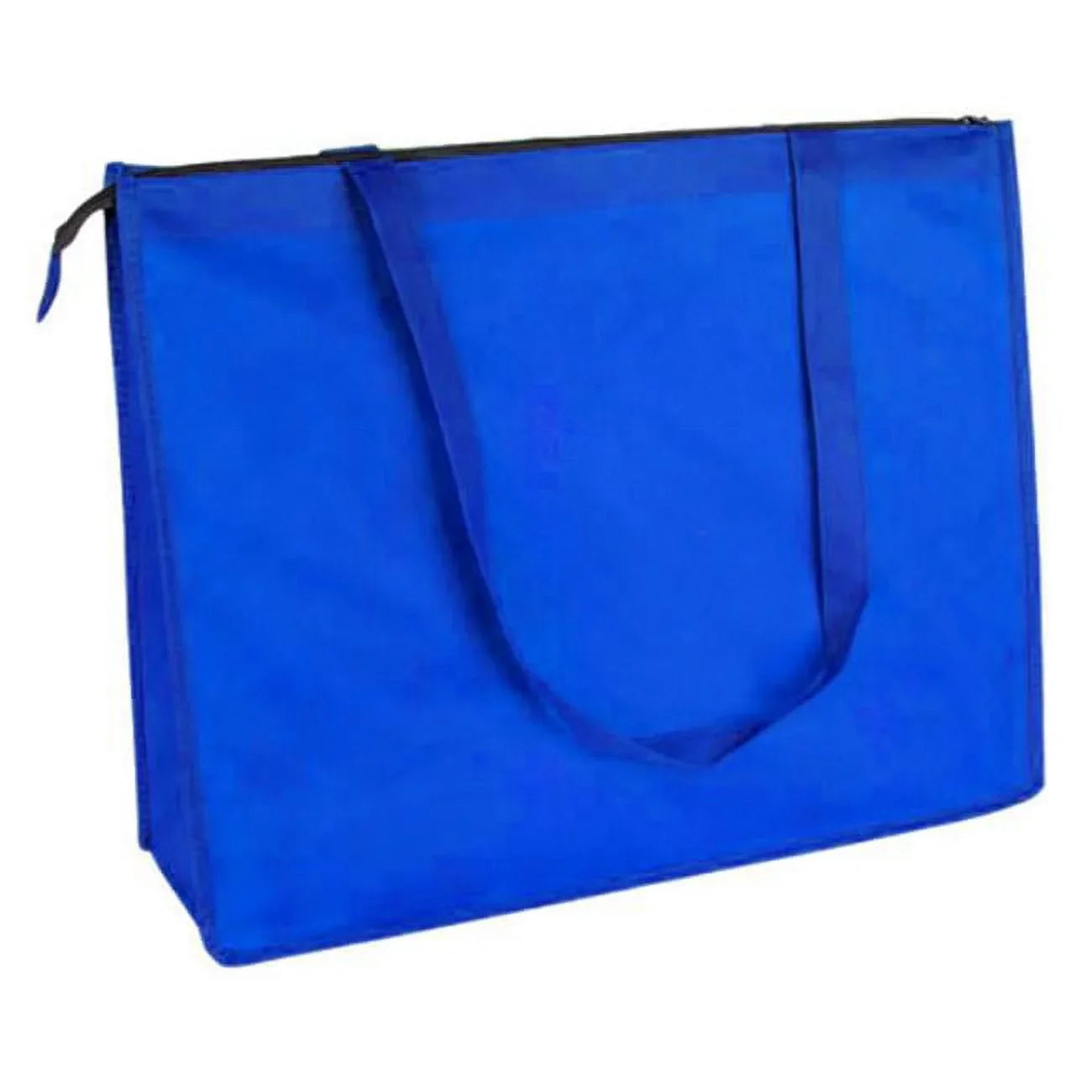 Extra Large Zippered Tote Bag - Royal Case of 120