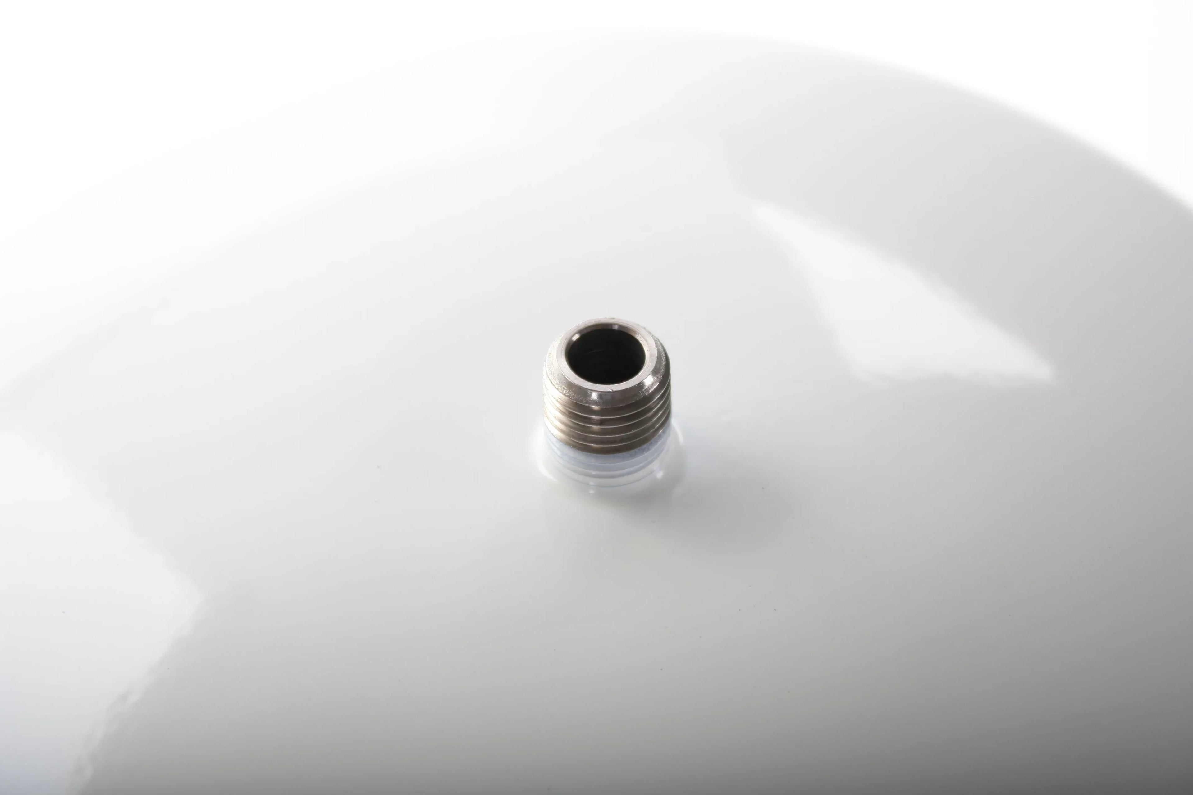 '-122- Hydronix 3.2 Gallon Stainless Steel Reverse Osmosis Storage Water Tank, Small Size - White, 1/4" Port