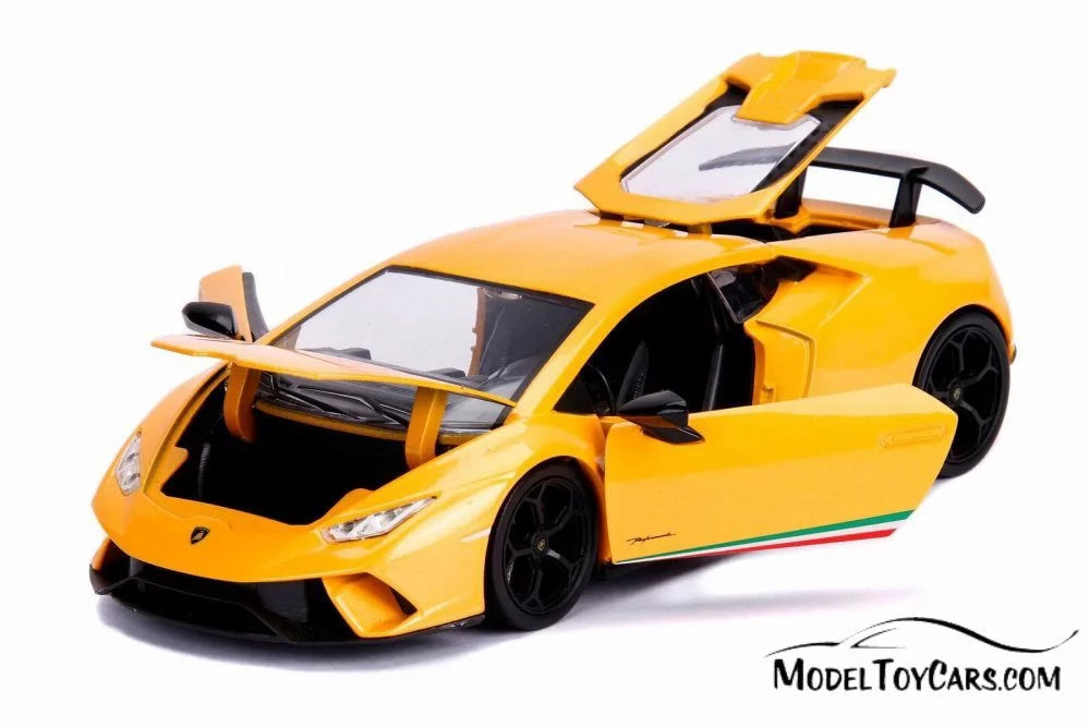 2017 Lamborghini Huracan Performante Hard Top, Yellow - Jada 99996DP1 - 1/24 Scale Diecast Model Toy Car (Brand New but  )