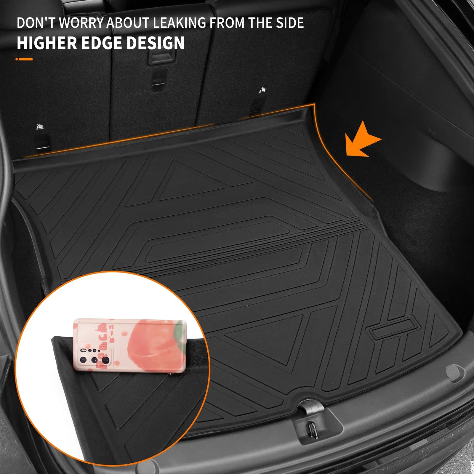Fit 2020 2021 2022 2023 Tesla Model  Floor Mats Trunk Mats All Weather Cargo Liners for Tesla Model  Accessories (Trunk Mats+Floor Mats)