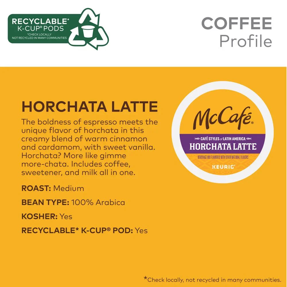 Horchata Latte Medium Roast -Cup Box 80 ct.