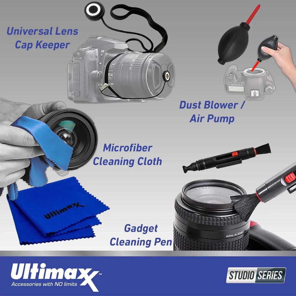 Ultimaxx Essential Panasonic Lumix  14-28mm f/4-5.6 Macro Lens Bundle - Includes: Water-Resistant Lens Pouch, Protective  Filter & More (15pc Bundle)