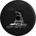 2018 2019 Wrangler  Backup Camera Liberty or Death Don't Tread on Me Snake Dark Smoke Spare Tire Cover for Jeep  32 Inch