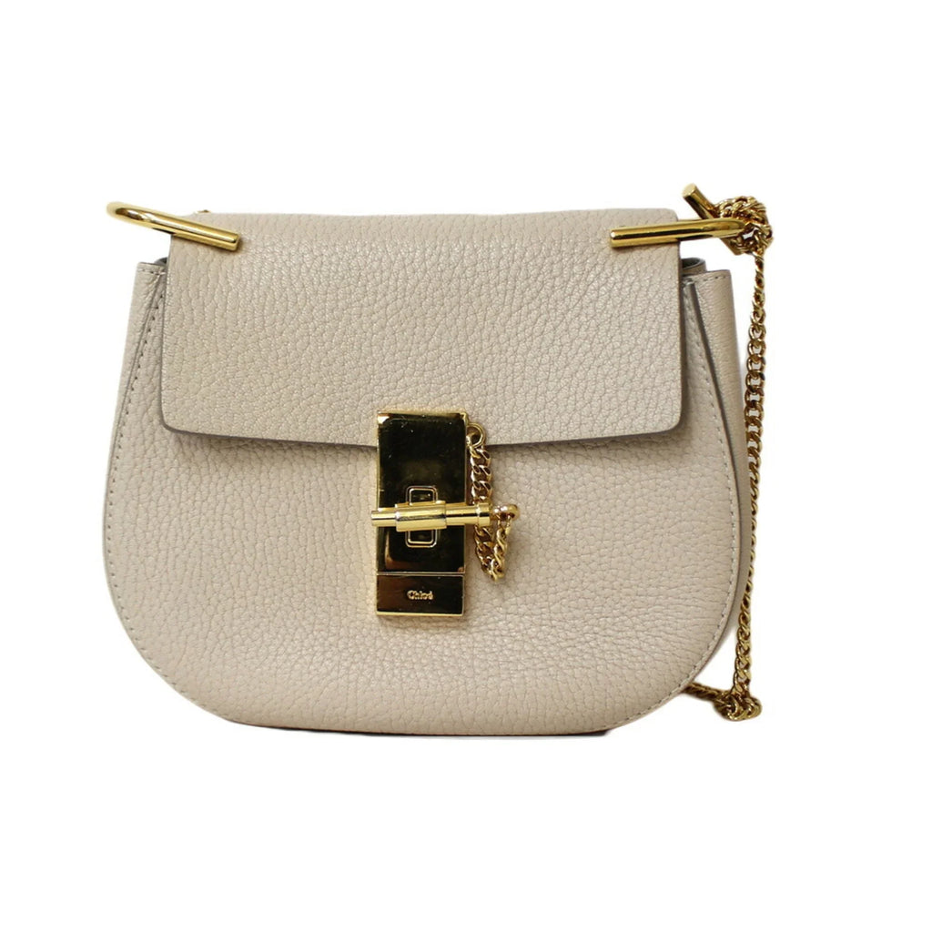 Pre-Owned Chloé Chloe Shoulder Bag Leather Beige Ladies Chain  (Fair)