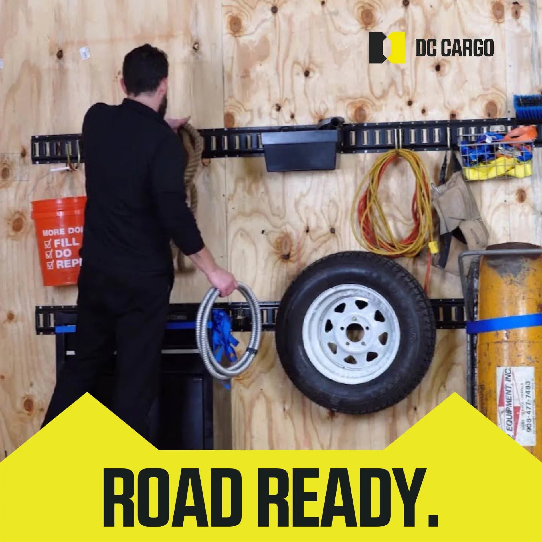 "20 -Track  Ring Tie-Down Anchors w/  Track Spring Fittings, Steel, Tie Down Cargo Loads to ETrack TieDown System Rails in Enclosed/Flatbed Trailer, Truck, Van, Pickup"