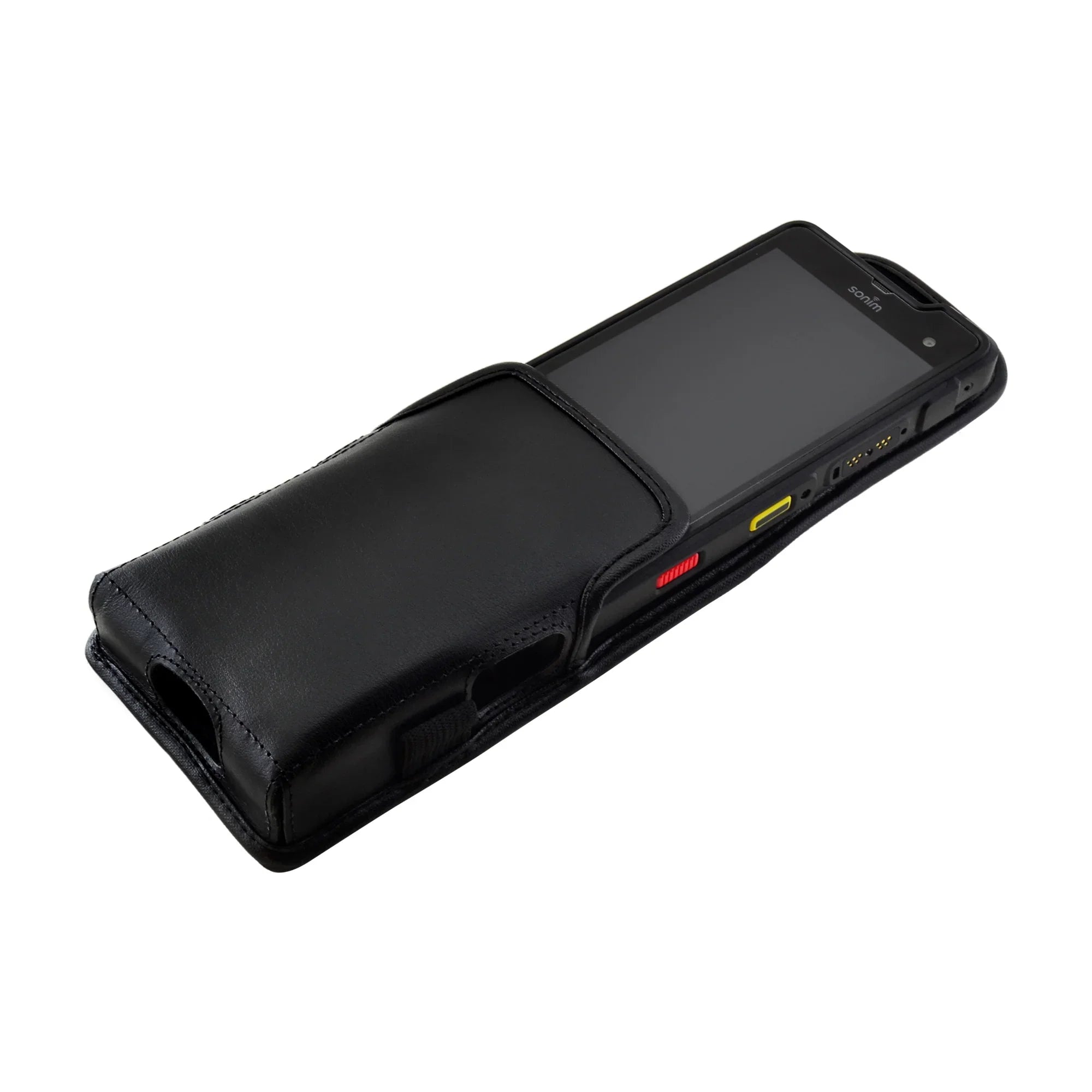 Sonim     Radio Phone Holster Vertical Black Belt Clip Case