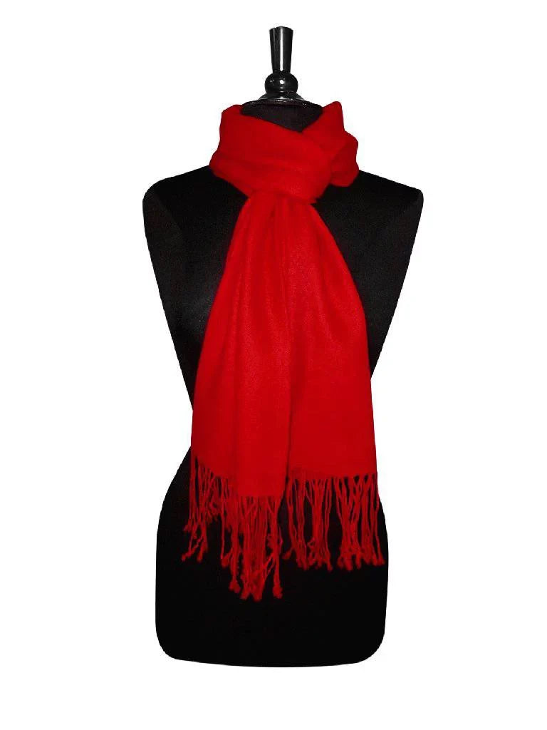 Biagio 100% Wool Pashmina Solid Scarf  Color Womens Shawl Wrap Scarves