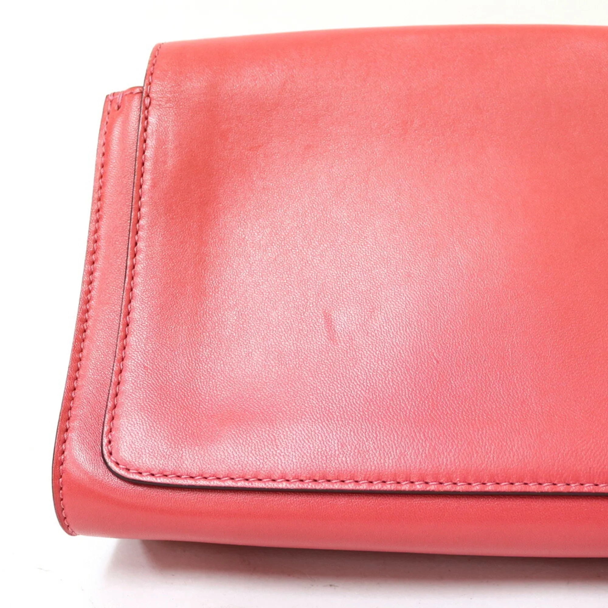 Pre-Owned Chloé Chloe Shoulder Bag Pink Women's Leather (Fair)