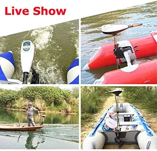 PreAsion 240lbs Thrust Electric Outboard Motor Outboard Engine Saltwater Electric Trolling Motor 24V