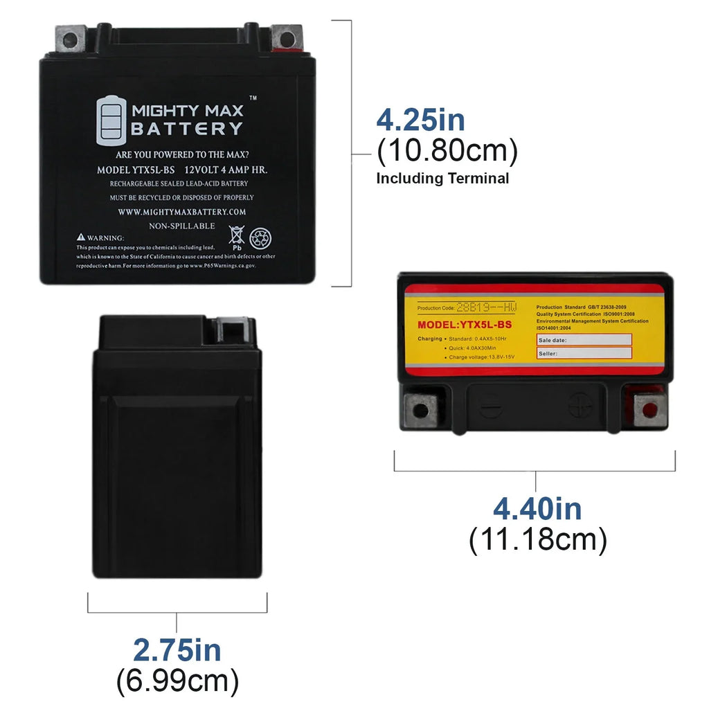 '-  Battery Replacement for 2009 Yamaha 125 Zuma