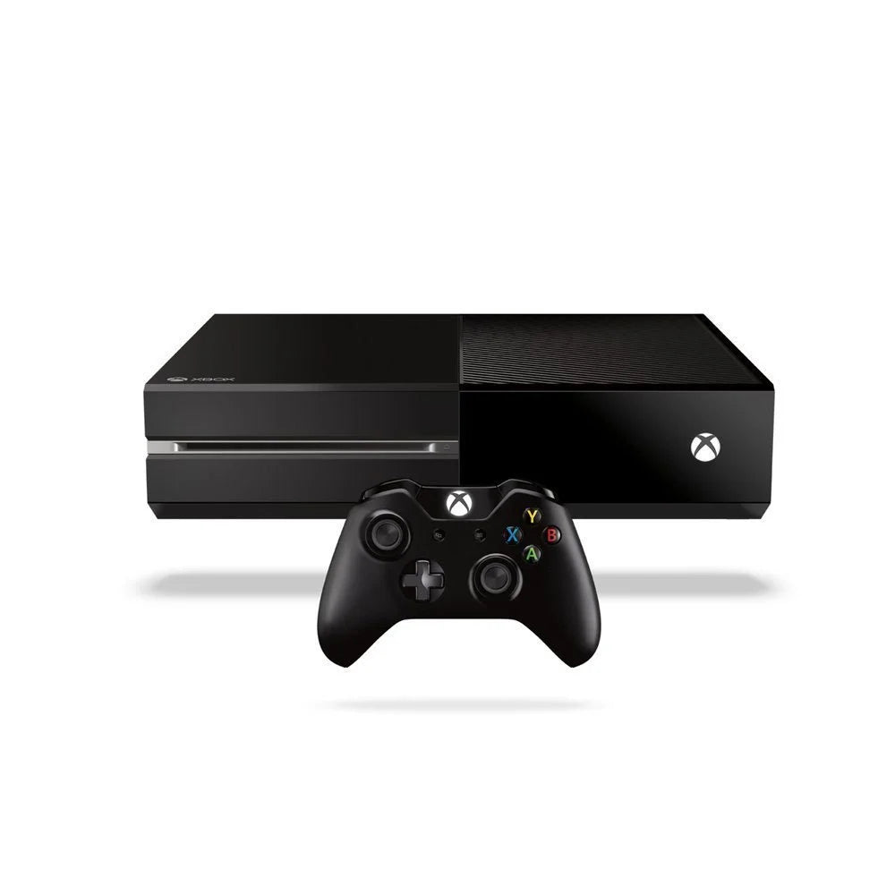 Microsoft Xbox One Original 500GB Gaming Console Black Headset 2 Controller Included With Spider-Man Game   Bundle Like New