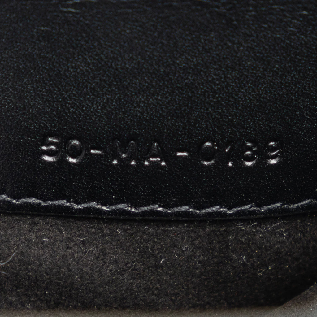 Pre-Owned Authenticated Dior Saddle Belt Bag Calf Leather Black Unisex (Good)