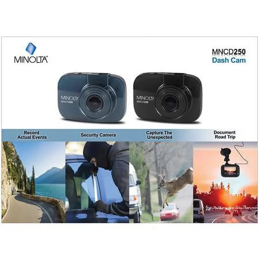 Full  12MP 2.2"  Screen Dash Cam, Black