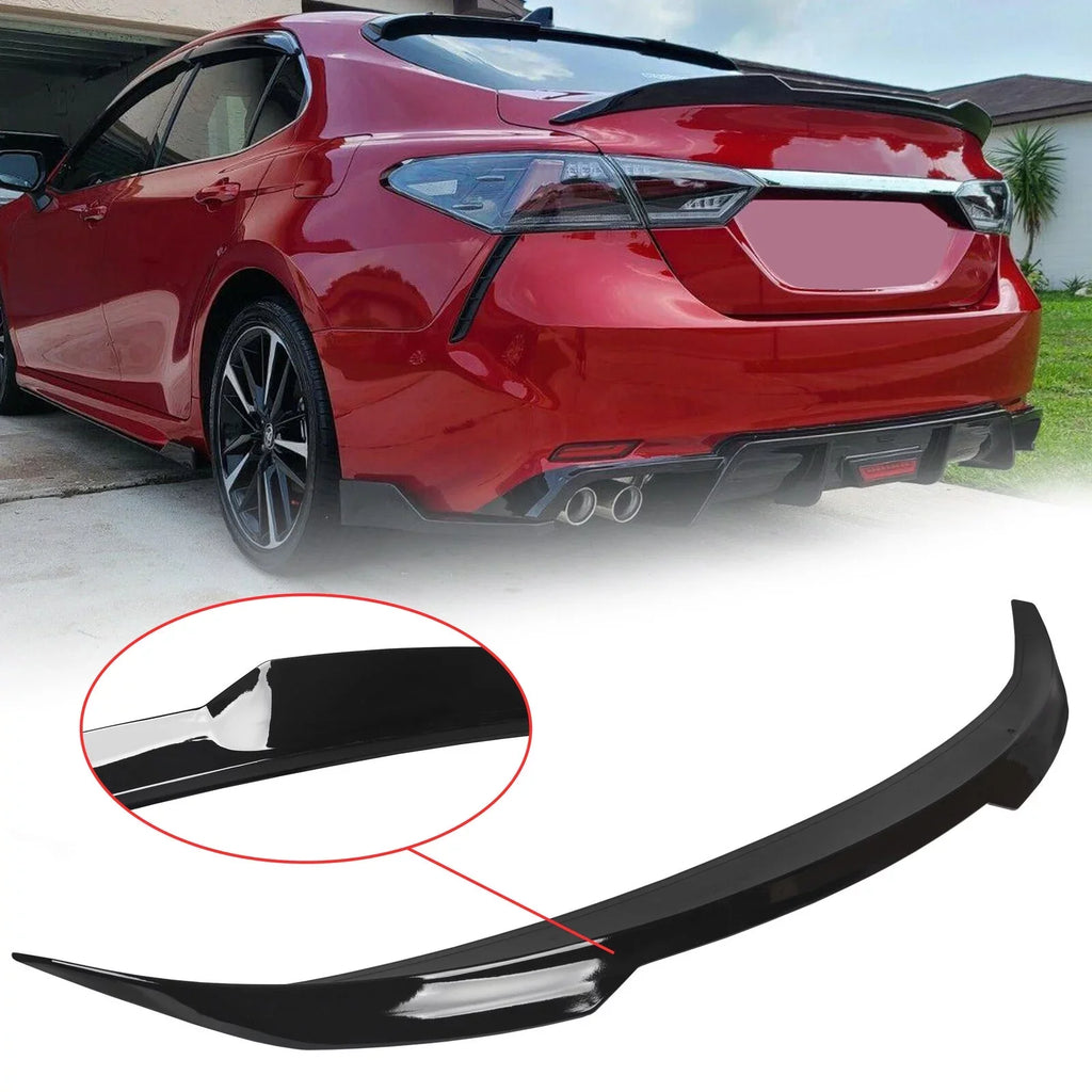 Kojem Rear Trunk Spoiler Lid Wing for 2018-2021 Toyota Camry      Style 19 20 Glossy Black