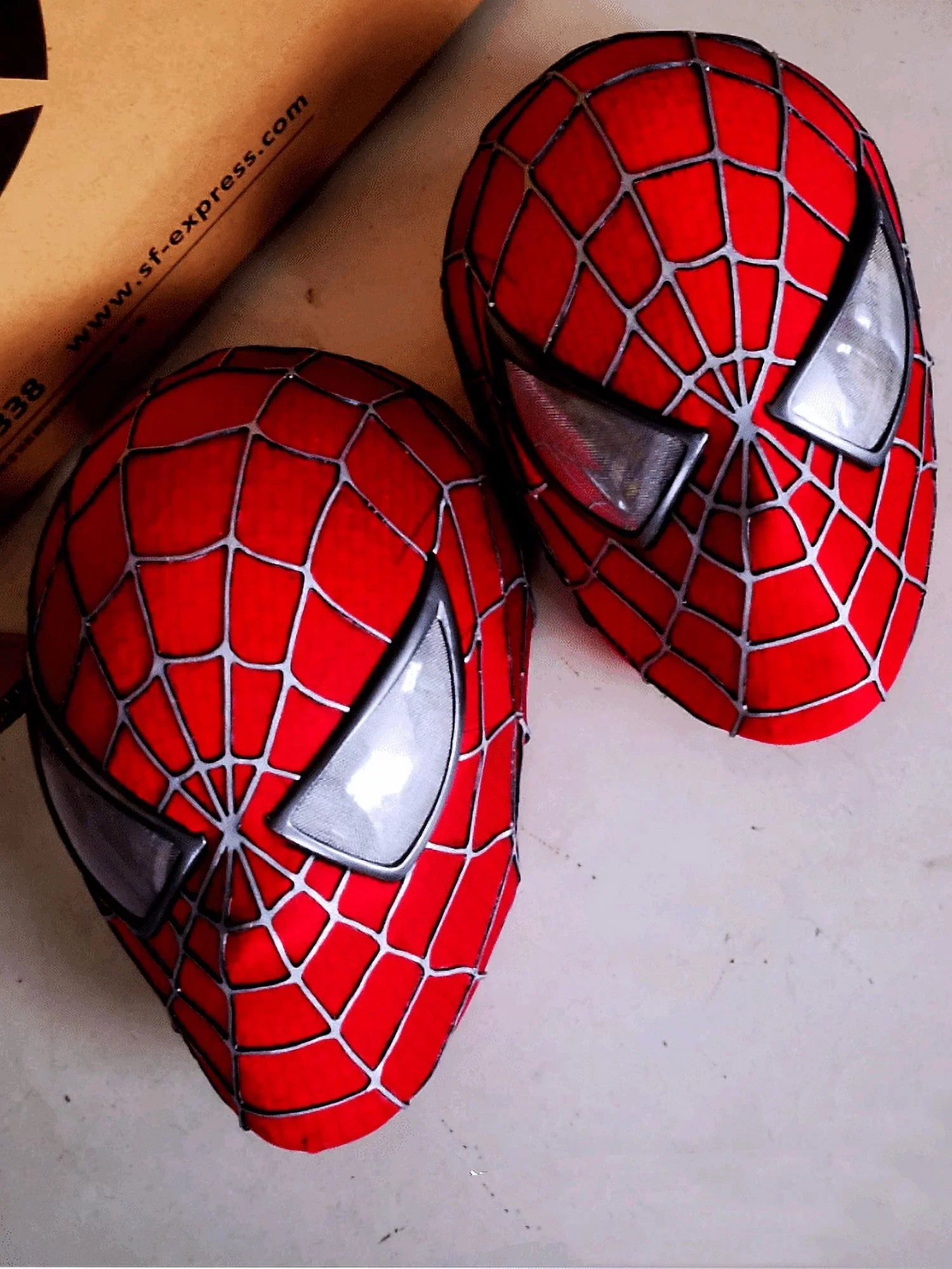Spider Mask 1:1 Wearable Spider Full Mask with Faceshell 3D Webbing Cosplay Costume, Collectible Action Figure Gift for Adults, Kids
