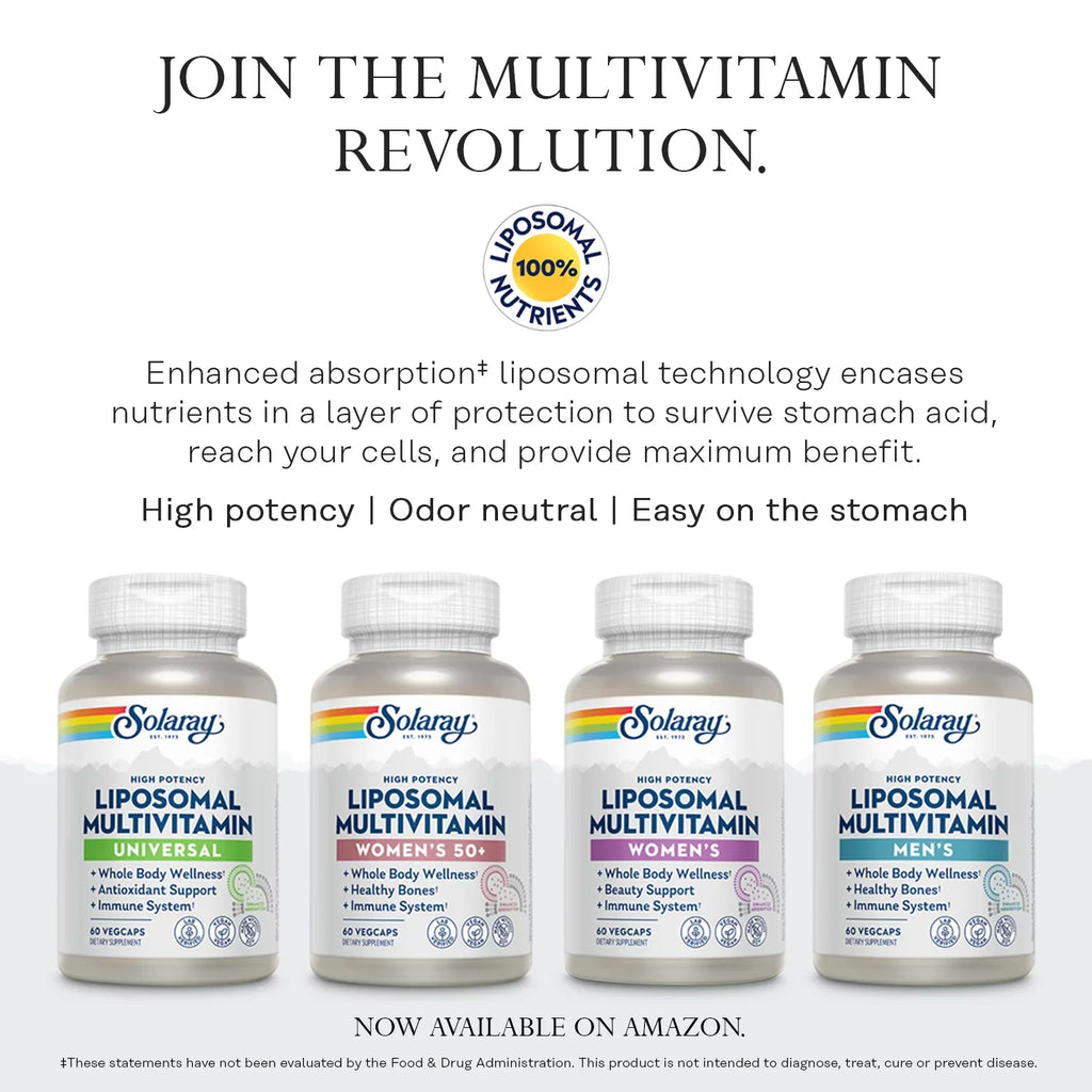 Solaray Vitamin  with Bioflavonoid Concentrate 1000mg, Healthy Immune Function, Skin, Hair & Nails Support, 250 VegCaps