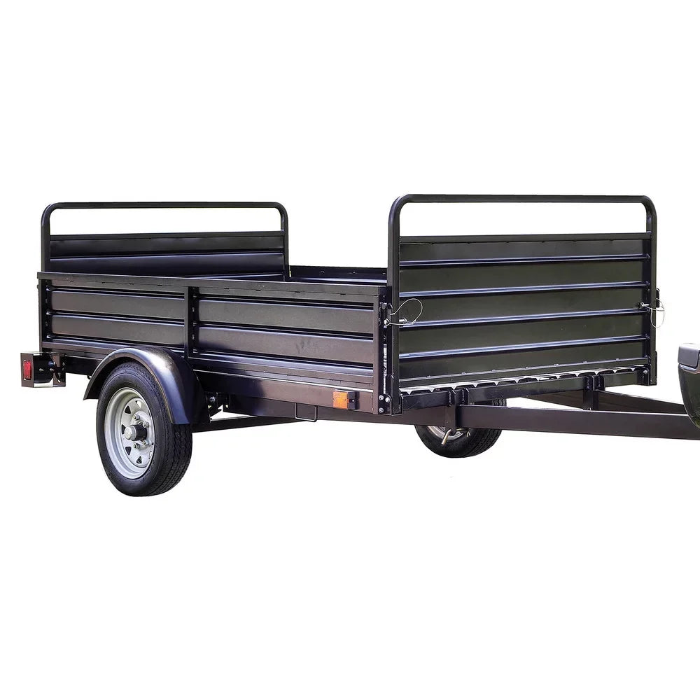 5 ft. x 7 ft. Multi Purpose Utility Trailer (Black Powder-Coated)