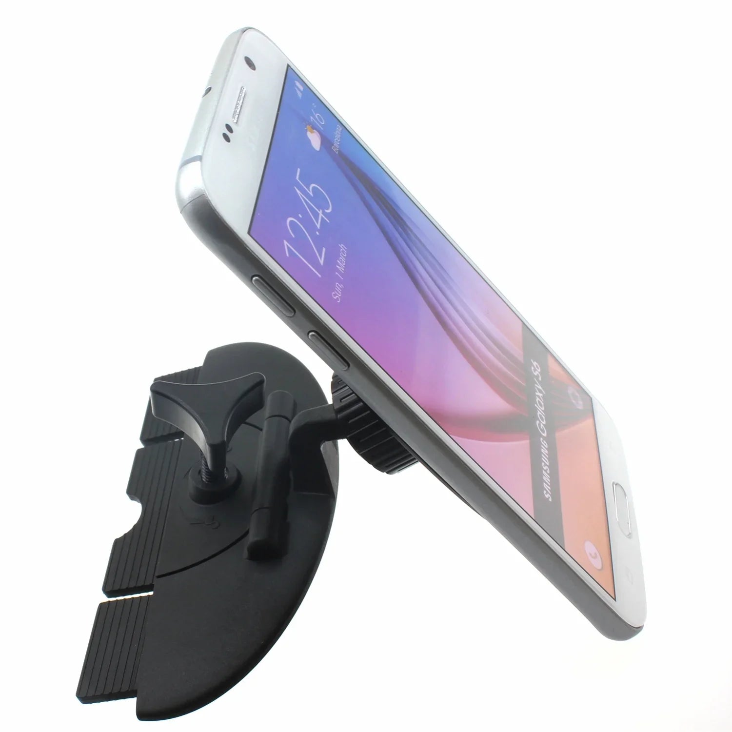 Slot Car Mount for Motorola Moto  (2020) Phone - Magnetic Holder Swivel Dock Strong Grip  Player Slot Strong Magnets