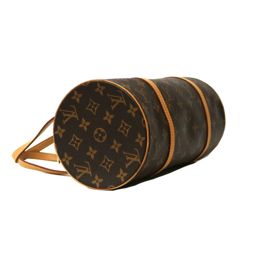 Pre-Owned   Shoulder Bag Monogram Papillon 30  Brown Women's Canvas (Good)