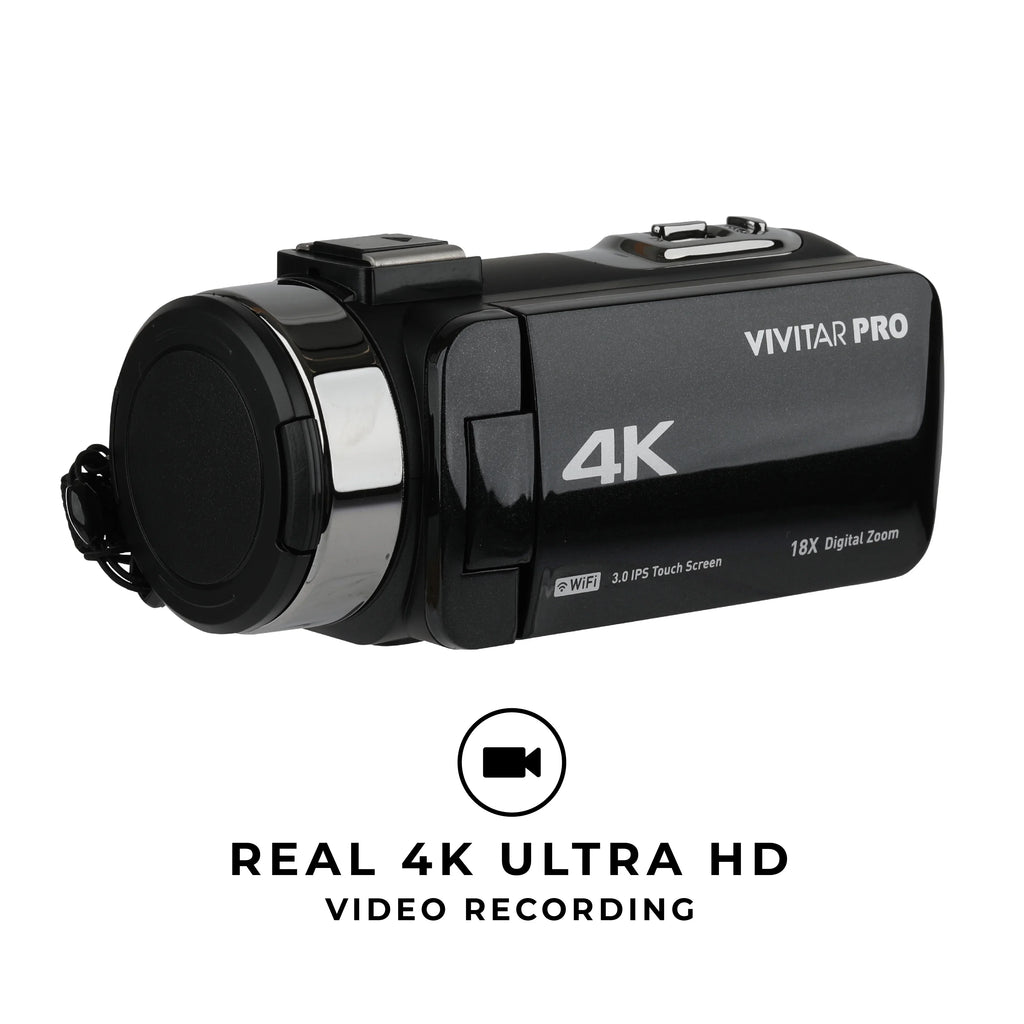 Vivitar 4K  Digital Video Camera, Night Vision, , Remote Control
